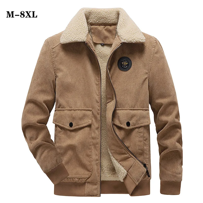 Men 2022 Winter New Fleece Warm Thick Jackets Men Fashion Fur Collar Corduroy Coat Men Autumn Outwear Military Casual Jacket Men
Men 2022 Winter New Fleece Warm Thick Jackets Men Fashion Fur Collar Corduroy Coat Men Autumn Outwear Military Casual Jacket Men