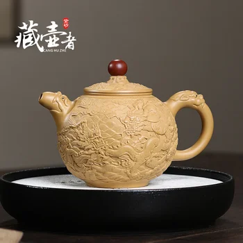 high xiao-ming zhou all handmade pottery carved reinforcement lines take master authentic yixing recommended the teapot
high xiao-ming zhou all handmade pottery carved reinforcement lines take master authentic yixing recommended the teapot