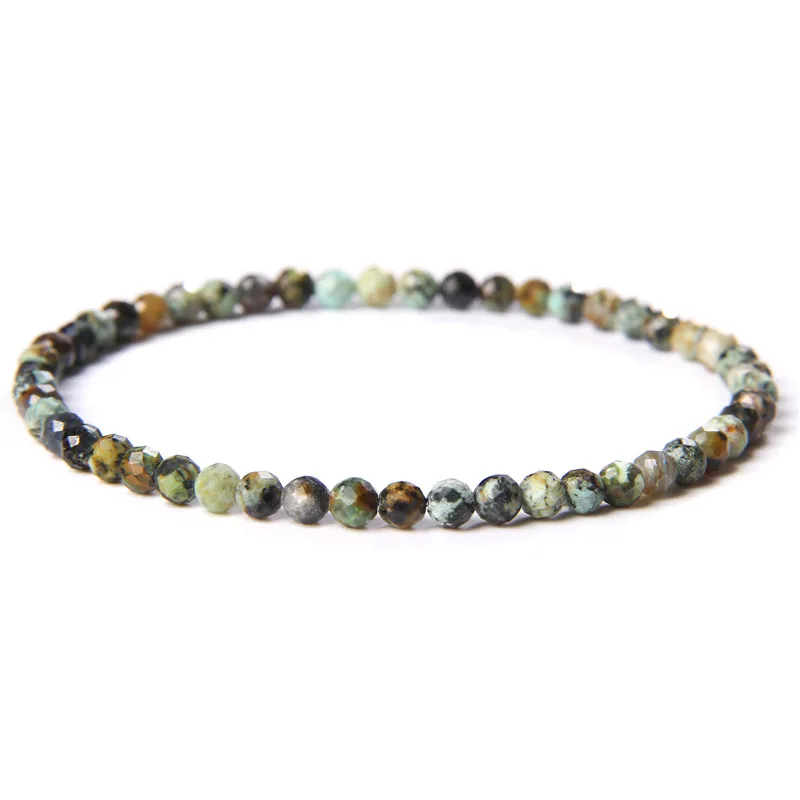 4MM Natural Stone Tourmaline Bracelets For Women Men Crystal Faceted Beaded Bracelet Healing Reiki Handmade Exquisite Jewelry 4MM Natural Stone Tourmaline Bracelets For Women Men Crystal Faceted Beaded Bracelet Healing Reiki Handmade Exquisite Jewelry