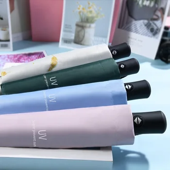 UV Self-opening Umbrella Rain Or Shine Dual Purpose College Style Sun-resistant UV-Protection Parasol Three Folding Umbrella Adv
UV Self-opening Umbrella Rain Or Shine Dual Purpose College Style Sun-resistant UV-Protection Parasol Three Folding Umbrella Adv