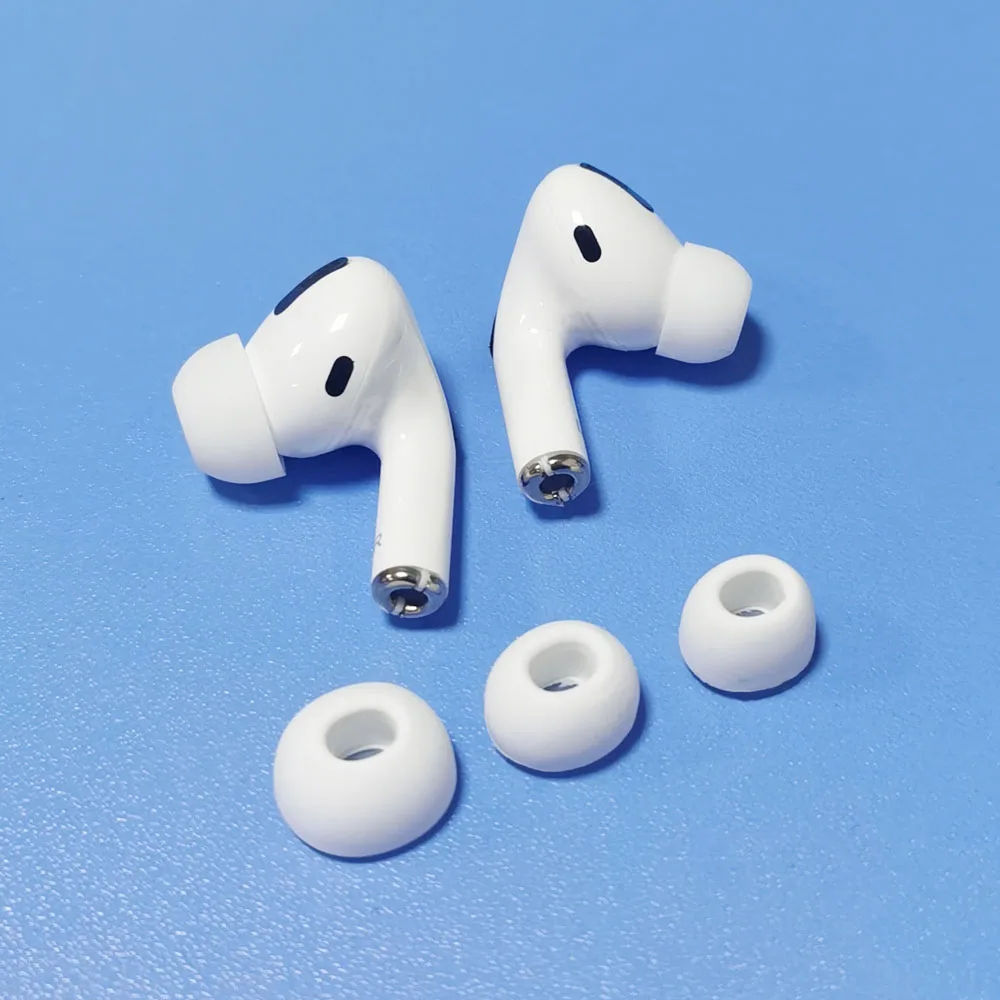 Soft Silicone Ear Tips Anti Slip Earbud Earplug For AirPods Pro Replacement Earphones Eartips Cover L M S Perfect Fits White
Soft Silicone Ear Tips Anti Slip Earbud Earplug For AirPods Pro Replacement Earphones Eartips Cover L M S Perfect Fits White