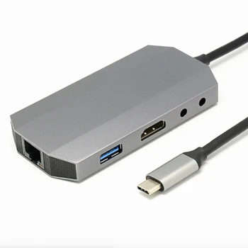 pe-C nine-in-one docking station USB-C to Gigabit network card 4K USB3.0 hub SD / TF card reader
pe-C nine-in-one docking station USB-C to Gigabit network card 4K USB3.0 hub SD / TF card reader
