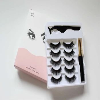 new 5 pair magnetic false eyelashes and eyeliner set natural look Reusable mink waterproof lashes Factory store free shipping
new 5 pair magnetic false eyelashes and eyeliner set natural look Reusable mink waterproof lashes Factory store free shipping