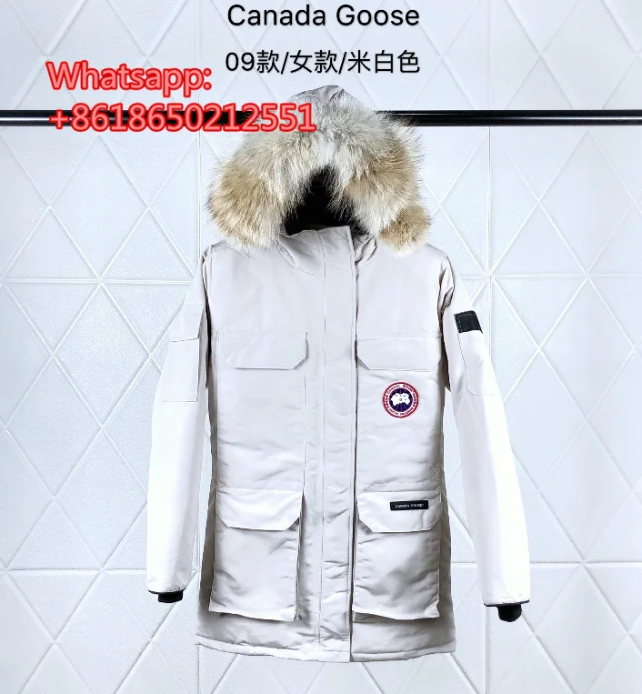 

08 Canada Women Expedition Winter Vest parka Goose Coat