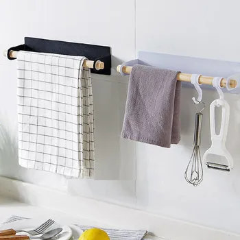 Self-Adhesive Behind Door Towel Hanger Rack Wood Bar Hanging Holder Bathroom Kitchen Cabinet Shelf Black Organizer NEW
Self-Adhesive Behind Door Towel Hanger Rack Wood Bar Hanging Holder Bathroom Kitchen Cabinet Shelf Black Organizer NEW