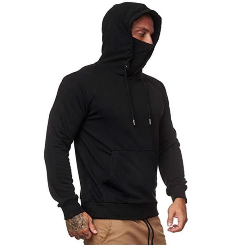 Autumn and winter men's hooded mask sweater solid color foreign trade plus cashmere hooded sweatshirt jacket
Autumn and winter men's hooded mask sweater solid color foreign trade plus cashmere hooded sweatshirt jacket