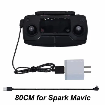 80cm Nylon Remote Control USB Charging Cable For DJI MAVIC Pro Mavic Air SPARK Drone for Contorller Spare Parts Accessories
80cm Nylon Remote Control USB Charging Cable For DJI MAVIC Pro Mavic Air SPARK Drone for Contorller Spare Parts Accessories