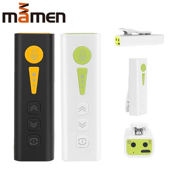MAMEN Wireless Microphone Bluetooth 5.0 Multifunctional Stereo Collar Clip Smartphone USB Microphone for IOS / Android
MAMEN Wireless Microphone Bluetooth 5.0 Multifunctional Stereo Collar Clip Smartphone USB Microphone for IOS / Android