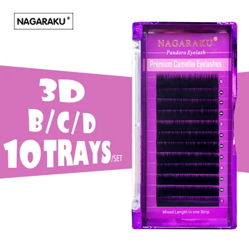 NAGARAKU 10cases/lot Camellia Eyelash 3D-6D 0.07 Volume Eyelash Extensions Mixed Length In One Lash Strip For Pandora Eyelashes
NAGARAKU 10cases/lot Camellia Eyelash 3D-6D 0.07 Volume Eyelash Extensions Mixed Length In One Lash Strip For Pandora Eyelashes