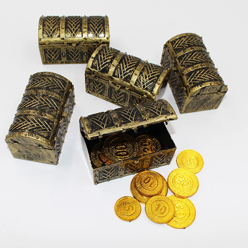 10PCS Mini Pirate Treasure Box Retro Treasure Box Ancient Coin Candy Box Children's Toy Home Decoration Children's Day Gift
10PCS Mini Pirate Treasure Box Retro Treasure Box Ancient Coin Candy Box Children's Toy Home Decoration Children's Day Gift