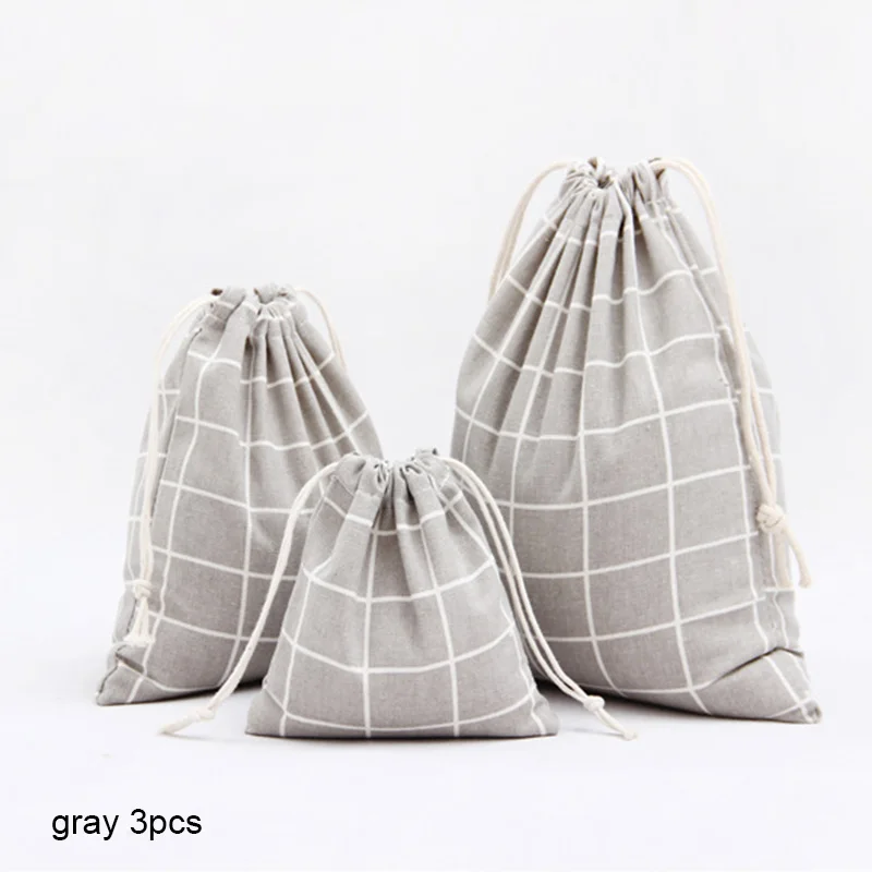 bags large capacity tea gift travel storage bag drawstring tote