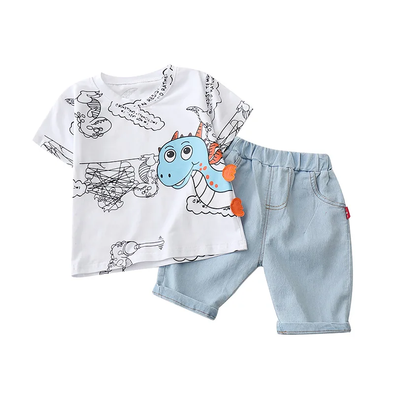 Baby Boys Clothes Summer Cotton Children Leisure Cartoon Printed T Shirts Shorts 2Pcs/sets Infant Kid Fashion Toddler Tracksuits
Baby Boys Clothes Summer Cotton Children Leisure Cartoon Printed T Shirts Shorts 2Pcs/sets Infant Kid Fashion Toddler Tracksuits