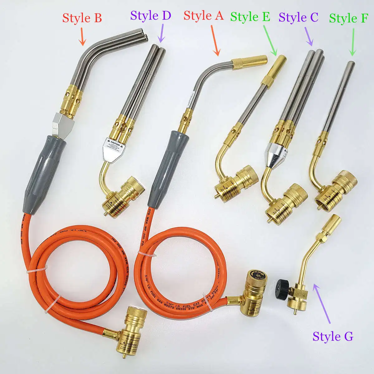 Mapp Torch Gas Welding Flame Brazing Tool 1.5m Hose CGA600 BBQ Heating Quenching HVAC Plumbing Welding Torch
Mapp Torch Gas Welding Flame Brazing Tool 1.5m Hose CGA600 BBQ Heating Quenching HVAC Plumbing Welding Torch
