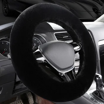 Car Steering Wheel Covers Case Winter Warm Soft Short Plush Styling Universal Interior Accessories Car-styling Size 38CM
Car Steering Wheel Covers Case Winter Warm Soft Short Plush Styling Universal Interior Accessories Car-styling Size 38CM