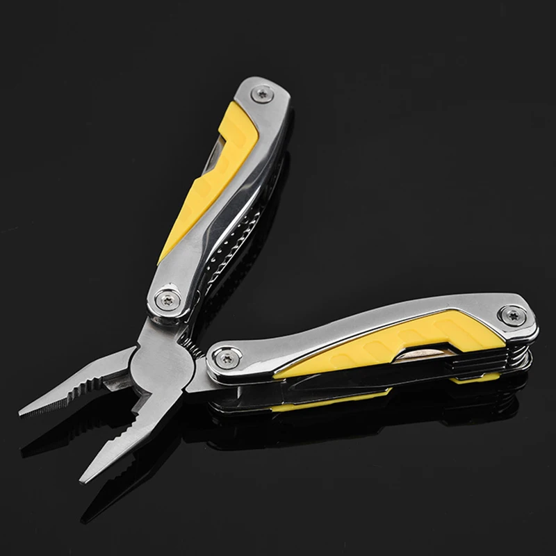 Multi Purpose Stainless Steel Knife Pliers Folding Tools Pocket Hand Outdoor Survial Srewdriver Kit Wire Cutter Camping Pliers
Multi Purpose Stainless Steel Knife Pliers Folding Tools Pocket Hand Outdoor Survial Srewdriver Kit Wire Cutter Camping Pliers