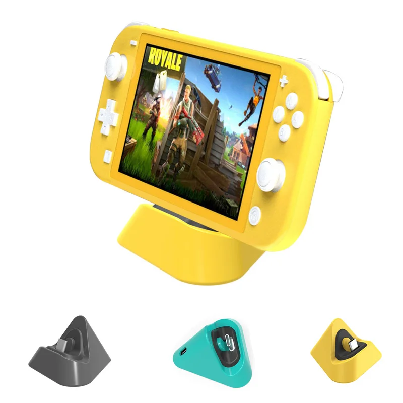 Portable Carry Charging Dock Station Base With Type-C Port Mini Stable Triangle Charger For Nintendo Switch Lite Console
Portable Carry Charging Dock Station Base With Type-C Port Mini Stable Triangle Charger For Nintendo Switch Lite Console