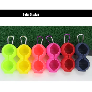 Portable Golf Ball Silicone Protective case with Keyring can be Hung on The Belt , 8-Shape Sleeve Protective For 2 Balls Hot
Portable Golf Ball Silicone Protective case with Keyring can be Hung on The Belt , 8-Shape Sleeve Protective For 2 Balls Hot