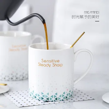 Nordic Coffee Mug Simple Creative Ceramic Cup with Lid Scoop Large Capacity Household Breakfast Milk Mugs Office Juice Drink Cup
Nordic Coffee Mug Simple Creative Ceramic Cup with Lid Scoop Large Capacity Household Breakfast Milk Mugs Office Juice Drink Cup