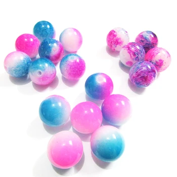 Newest Wholesale 20mm 100pcs/lot Newest White Beads Spray Blue /Hotpink Mixed/ Mermaid Color Beads For Fashion Kids Jewelry
Newest Wholesale 20mm 100pcs/lot Newest White Beads Spray Blue /Hotpink Mixed/ Mermaid Color Beads For Fashion Kids Jewelry