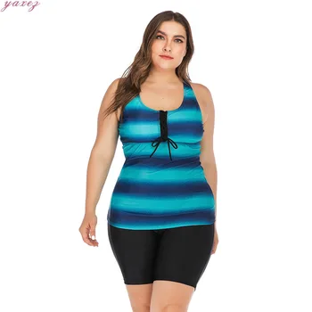 2020 Conservative Gradual Change Printing High Waist Bikini Size Plus 5XL Two-piece Swimwear Women Swimsuit Women Bathing Suit
2020 Conservative Gradual Change Printing High Waist Bikini Size Plus 5XL Two-piece Swimwear Women Swimsuit Women Bathing Suit