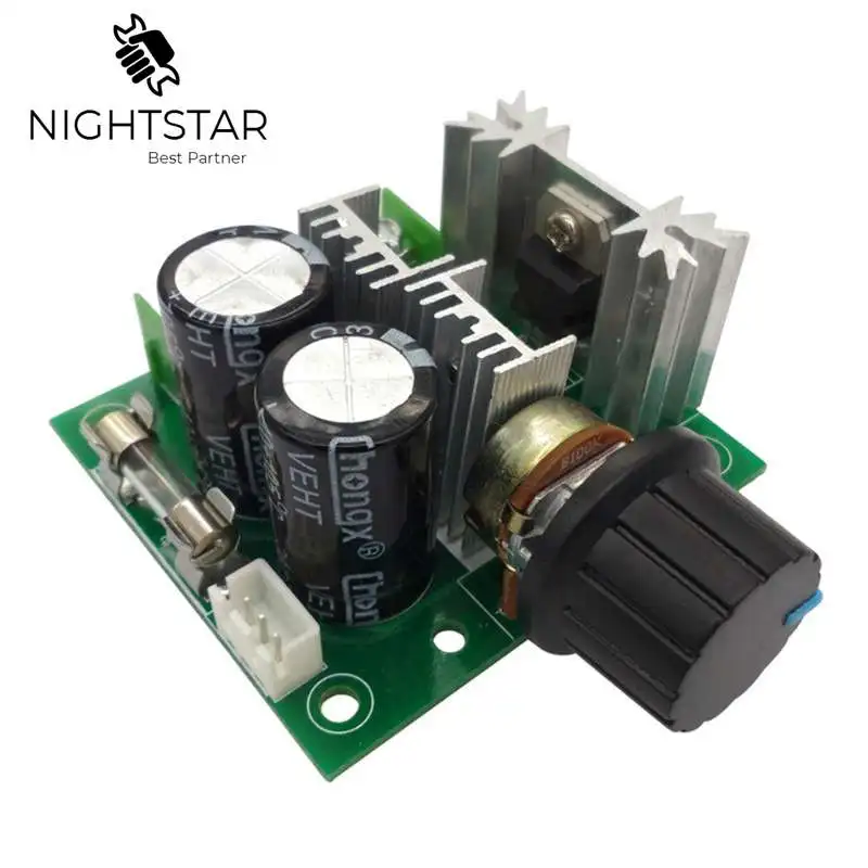 10A Auto PWM DC Motor Speed Controller Regulator Governor with Knob Switch Volt Regulator Dimmer 400W Board Module 12V-40V
10A Auto PWM DC Motor Speed Controller Regulator Governor with Knob Switch Volt Regulator Dimmer 400W Board Module 12V-40V