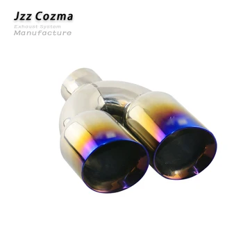 Free Ship 1pcs Universal 2.5'' In Car Muffler Tip 3.5''/4'' Burnt Blue Double Wall Exhaust Pipe Y Pipe Stainless Steel Tailpipe
Free Ship 1pcs Universal 2.5'' In Car Muffler Tip 3.5''/4'' Burnt Blue Double Wall Exhaust Pipe Y Pipe Stainless Steel Tailpipe