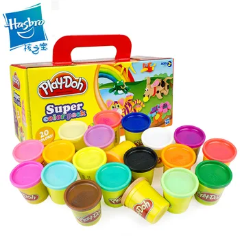 Hasbro Play Doh Large Cans Slime Play Dough Rainbow 20colors Plasticine Clay Children Toy Polymer Clay 
Hasbro Play Doh Large Cans Slime Play Dough Rainbow 20colors Plasticine Clay Children Toy Polymer Clay