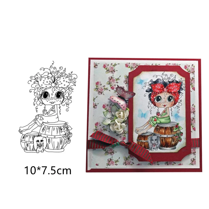 Clear Stamps Girl Rubber Silicone Stamp Seal for DIY Scrapbooking Photo Album Card Making PaperCard Clear Stamp Decorative
Clear Stamps Girl Rubber Silicone Stamp Seal for DIY Scrapbooking Photo Album Card Making PaperCard Clear Stamp Decorative