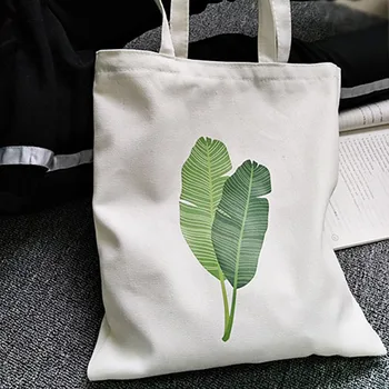 Leaf INS Fashion Canvas Bag for Women 2020 Simple Tote Shopping Shoulder Bags Printing Banana Leaf Large Capacity Handle Handbag
Leaf INS Fashion Canvas Bag for Women 2020 Simple Tote Shopping Shoulder Bags Printing Banana Leaf Large Capacity Handle Handbag