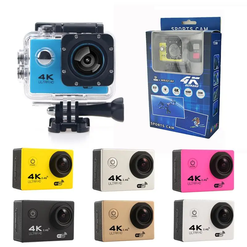 Cheapest 4K Action Camera F60 F60R WIFI 2.4G Remote Control Waterproof Video Sport Camera 16MP/12MP 1080p 60FPS Diving Camcorder
Cheapest 4K Action Camera F60 F60R WIFI 2.4G Remote Control Waterproof Video Sport Camera 16MP/12MP 1080p 60FPS Diving Camcorder