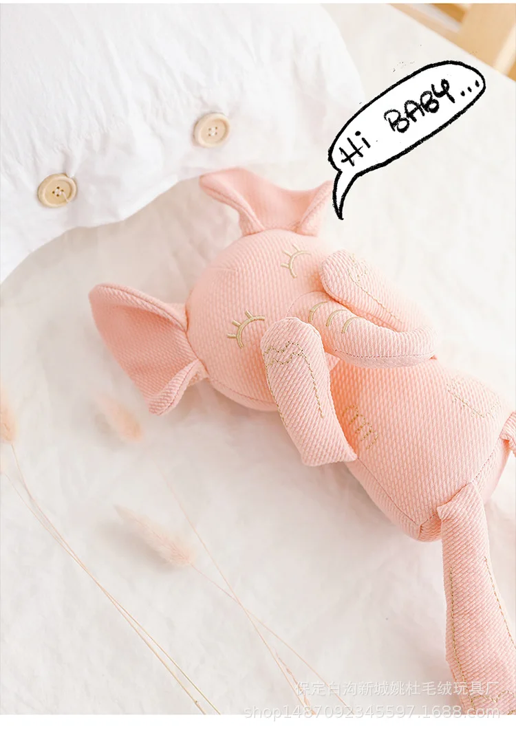 style ins cute long legs elephant plush doll toy birthday gift