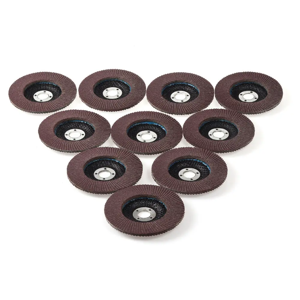 Grinding Sanding Angle Grinder Wheel Sand Paper Grit 60 10Pcs 4 Inch Flap Disc New Arrivals
Grinding Sanding Angle Grinder Wheel Sand Paper Grit 60 10Pcs 4 Inch Flap Disc New Arrivals