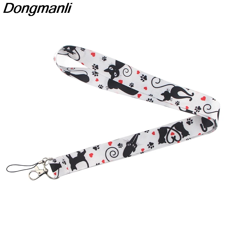 PC218 Black Cat Lanyards ID Badge Holder ID Card Pass Mobile Phone Straps Badge Key Holder Keychain
PC218 Black Cat Lanyards ID Badge Holder ID Card Pass Mobile Phone Straps Badge Key Holder Keychain