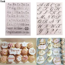 Ferramenta de bolo letra alfabeto cortador de biscoito embosser selo pegajoso decoração mar cavalo natal fondant cortador ferramentas sugarcraft(China)