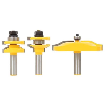 3 PCS Router Bit Set, 1/2-Inch Shaker Raised Panel Round Over Cabinet Door Router Bit Set with Back-Cutter Panel Raiser 1/2-Inch
3 PCS Router Bit Set, 1/2-Inch Shaker Raised Panel Round Over Cabinet Door Router Bit Set with Back-Cutter Panel Raiser 1/2-Inch