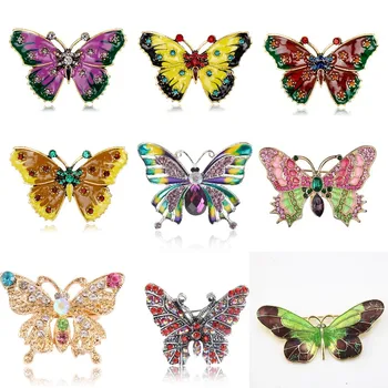 Fashion Enamel Animal Butterfly Brooches Crystal Insect Brooch Pins For Women Jewelry Wedding Party Bijoux Gift
Fashion Enamel Animal Butterfly Brooches Crystal Insect Brooch Pins For Women Jewelry Wedding Party Bijoux Gift