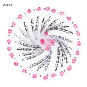 24 PCS Compact Eyebrow Shaping Stencils Eye Brow Guide Template Kit Makeup Tool Eyebrow Makeup Accessories
24 PCS Compact Eyebrow Shaping Stencils Eye Brow Guide Template Kit Makeup Tool Eyebrow Makeup Accessories
