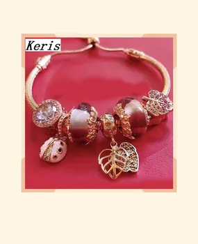 High Quality Original 1:1 100%925 Silver Plating Rose Gold Ladybug Leaf Bracelet Ornaments Free Package Gift Preferred
High Quality Original 1:1 100%925 Silver Plating Rose Gold Ladybug Leaf Bracelet Ornaments Free Package Gift Preferred