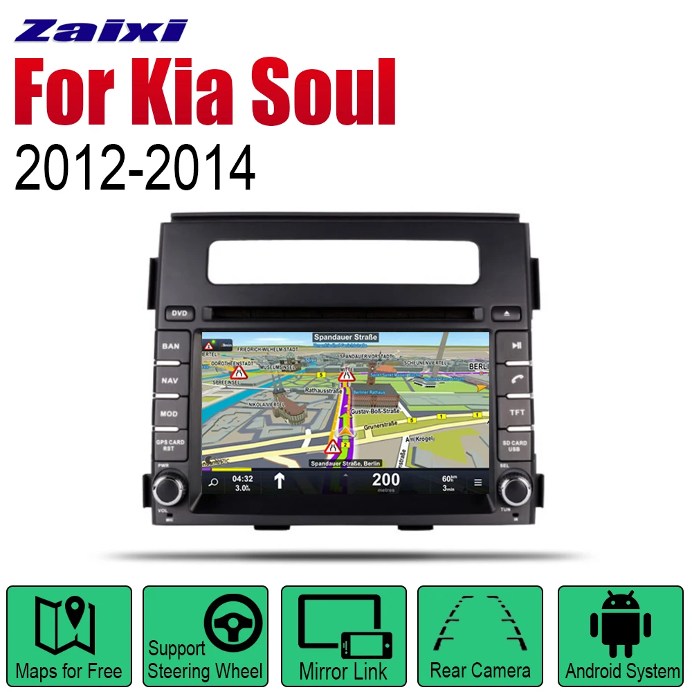 ZaiXi Android Car Radio Stereo DVD GPS Navigation For Kia Soul 2012~2014 Bluetooth wifi 2din Car Radio Stereo Multimedia Player
ZaiXi Android Car Radio Stereo DVD GPS Navigation For Kia Soul 2012~2014 Bluetooth wifi 2din Car Radio Stereo Multimedia Player