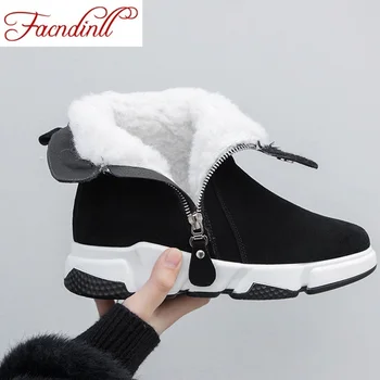 FACNDINLL 2020 new genuine leather women winter warm snow boots black zipper round toe casual shoes big size 35-42 ankle boots
FACNDINLL 2020 new genuine leather women winter warm snow boots black zipper round toe casual shoes big size 35-42 ankle boots