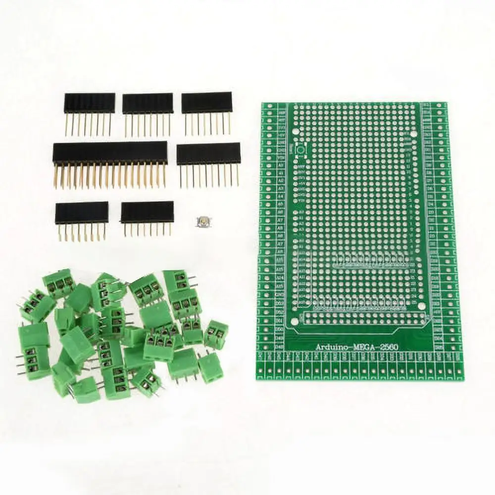 MEGA-2560 R31 Prototype Screw Connecting Terminal Module Kit Block Shield Board Kit Breakout Board
MEGA-2560 R31 Prototype Screw Connecting Terminal Module Kit Block Shield Board Kit Breakout Board