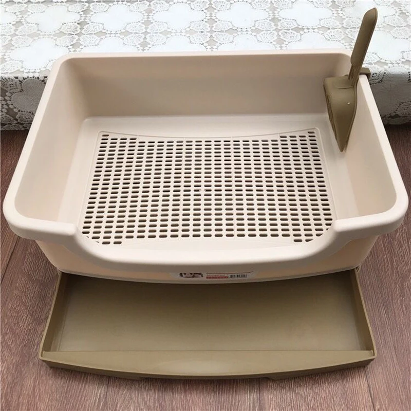 Drawer Tray Cat toilet Large Waterproof Anti Splash Deodorant Cat bedpan Built-in Small shovel Double layer Litter Box
Drawer Tray Cat toilet Large Waterproof Anti Splash Deodorant Cat bedpan Built-in Small shovel Double layer Litter Box