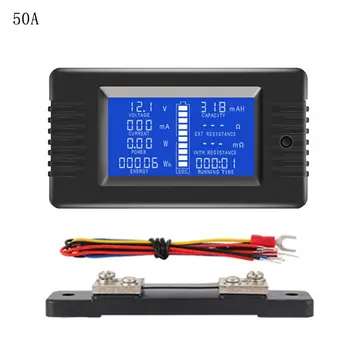 DC 0-200V 0-300A Battery Tester Voltmeter Ampmeter Power Impedance Capacity Energy Time Meter 50A/100A/200A/300A Multimeter63HF
DC 0-200V 0-300A Battery Tester Voltmeter Ampmeter Power Impedance Capacity Energy Time Meter 50A/100A/200A/300A Multimeter63HF