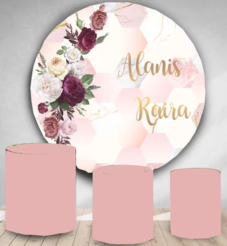 Round Panel circle background Bridal shower wedding flower party event decor candy dessert table banner vinyl fabric polyester
Round Panel circle background Bridal shower wedding flower party event decor candy dessert table banner vinyl fabric polyester