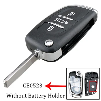 CE0523 Modified Flip Folding 3 Buttons Remote Car Key Shell with VA2 Blade Fit for Peugeot 306 / 407 / 807
CE0523 Modified Flip Folding 3 Buttons Remote Car Key Shell with VA2 Blade Fit for Peugeot 306 / 407 / 807
