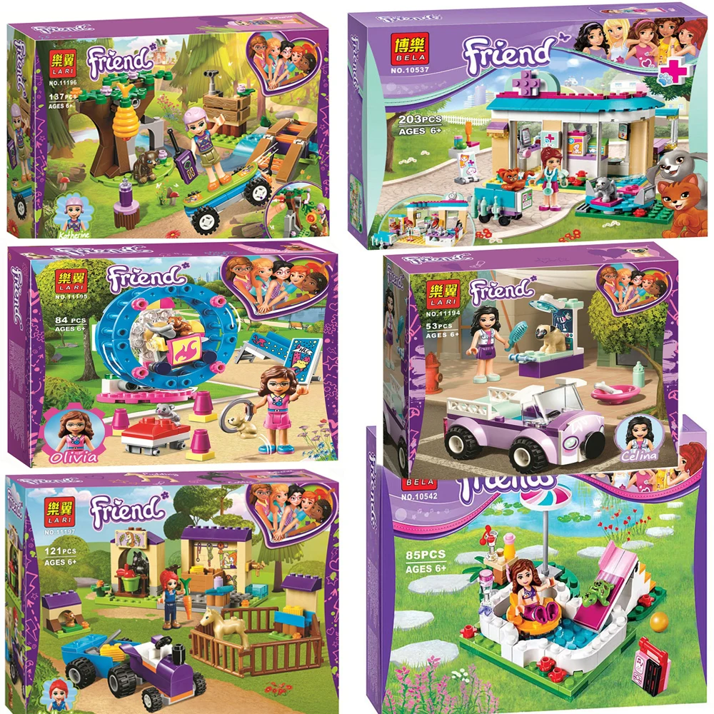 Lepins Friends For Girls Toys Vet Olivia Hamster Playground Mia Forest Adventures Emma Mobile Veterinary Clinic Building Blocks
Lepins Friends For Girls Toys Vet Olivia Hamster Playground Mia Forest Adventures Emma Mobile Veterinary Clinic Building Blocks