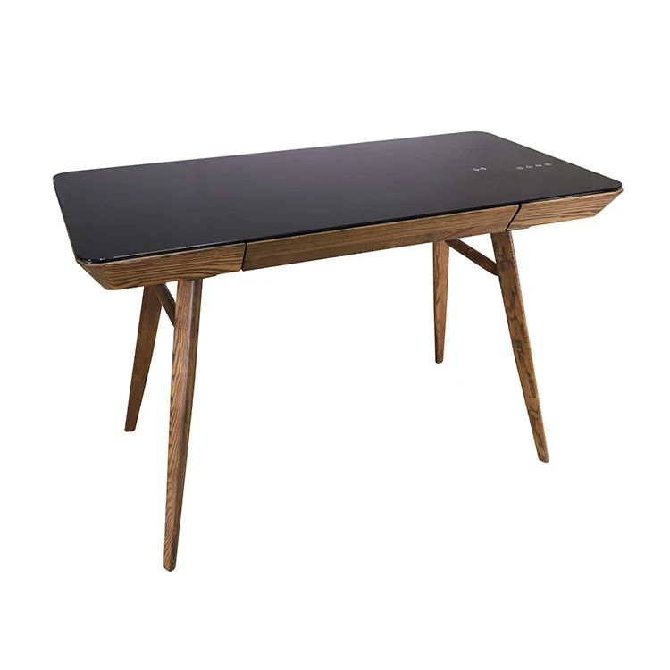 2020 New solid wood PC desk Laptop table bedroom glass table office table Bluetooth audio USB interface wireless charging table
2020 New solid wood PC desk Laptop table bedroom glass table office table Bluetooth audio USB interface wireless charging table