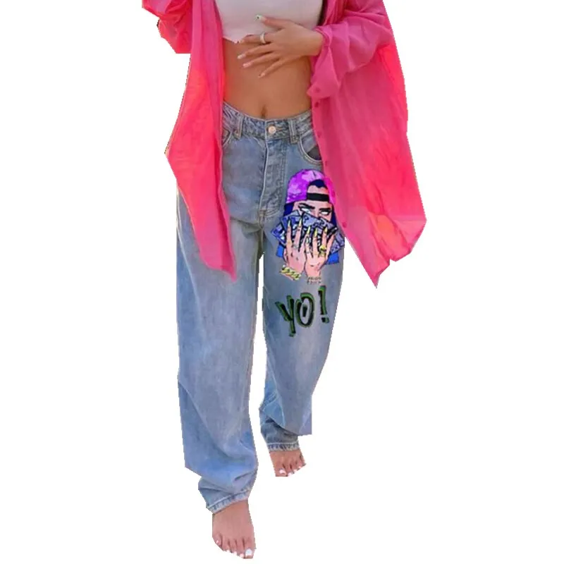 Женские джинсы с завышенной талией, мешковатые джинсы с принтом игральных карт для девочек, уличная одежда Y2K, повседневные женские брюки 2022 w130
Женские джинсы с завышенной талией, мешковатые джинсы с принтом игральных карт для девочек, уличная одежда Y2K, повседневные женские брюки 2022 w130