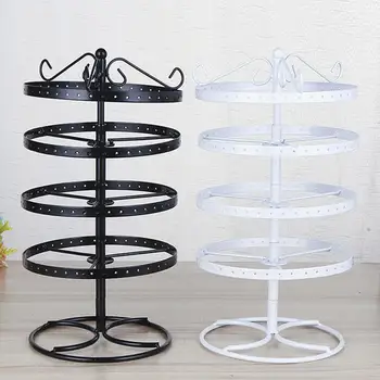 4 Layer Fashion Rotating Durable Iron Plating Jewelry Display Holder Necklace Earring Storage Stand Rack Quaintness Home Decor
4 Layer Fashion Rotating Durable Iron Plating Jewelry Display Holder Necklace Earring Storage Stand Rack Quaintness Home Decor