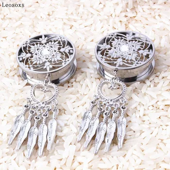 Leosoxs 2pcs Hot New Product Exquisite Fashion Ear Expander Stainless Steel Dream Catcher Ear Expander Body Piercing Jewelry
Leosoxs 2pcs Hot New Product Exquisite Fashion Ear Expander Stainless Steel Dream Catcher Ear Expander Body Piercing Jewelry